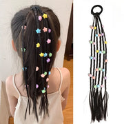 1PCS Cute Tiny Flower or Heart Hair Beads for Girls