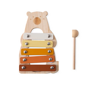 Jouet musical Montessori en bois | Xylophone pour bébé | Jouet d'éveil sensoriel pour l'apprentissage des sons et des couleurs | Cadeau d'anniversaire pour tout-petit