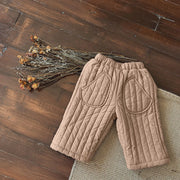 Sarouel en coton à taille élastique - Pantalon printemps/automne pour enfant