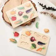Bopoobo 1pc 3D Wooden Puzzle Montessori Toys