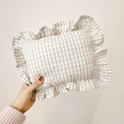 Custom Name Baby Pillow with Ruffles