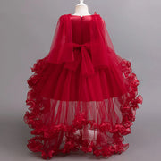 Girls High-Low Butterfly Party Dress