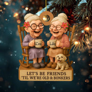 Personalized Best Friends Christmas Ornament