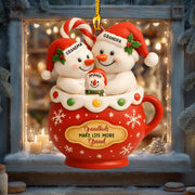 Personalized Grandma & Grandpa Acrylic Ornament