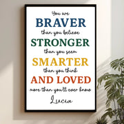 Personalized Motivational Quote Poster