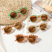 Lunettes de soleil rondes mignonnes pour enfants : lunettes d'extérieur tendance