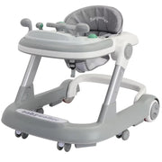 Trotteur 2 en 1 pour bébé – Poussette pour tout-petits avec plateau amovible et plateau musical (sans pile), pliable, plusieurs coloris disponibles