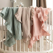 Cotton Muslin Baby Blanket – Lightweight Wrap & Everyday Comfort