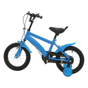 14-Inch Children's Learning Bicycle with Training Wheels, Adjustable Seat and Handlebar, and Dual Brakes for Kids' Riding, Recreation, and Exercise