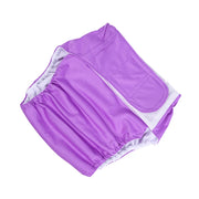 Couches lavables pour adultes pour personnes âgées et handicapées, couche réutilisable imperméable pour incontinence avec fermeture par scratch ajustable (plusieurs couleurs)