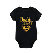 Daddy Is My Hero Baby Bodysuit – 100% Cotton & Short-Sleeve Style