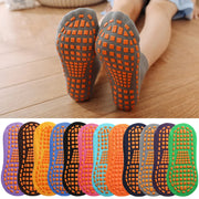 Chaussettes de trampoline antidérapantes : chaussettes de sport en coton pour parents et enfants