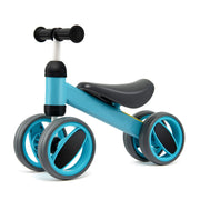 Vélo d'équilibre pour bébé avec 4 roues, premier vélo pour tout-petit, jouet de marche pour bébé – Direction sécurisée à 135°, roues silencieuses, parfait pour les enfants de 1 à 2 ans