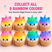 Unicorn Dumpling Squishy Toy – Random Color Bao Bun Fidget