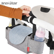Sac à langer avec poches isothermes pour biberons