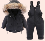 Ensemble hiver enfant : doudoune + combinaison