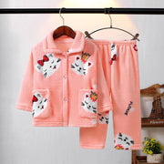 Pyjama d'hiver en flanelle pour enfants