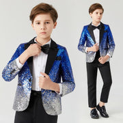 Sequin Coat Boys Showman Suit Set