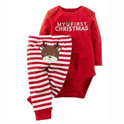 Reindeer Christmas Romper Set