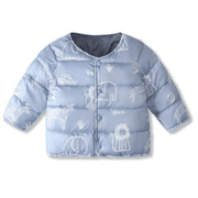 Elephant Pattern Baby Winter Parka Jacket
