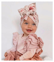 Bonnets bébé à imprimé fleuri