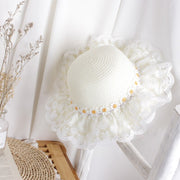 Chapeau de paille tournesol pour enfants