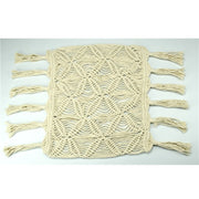 Couverture de fond bohème tricotée à la main pour bébé