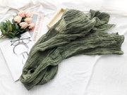 Couverture enveloppante pour photographie de bébé avec un matériau doux