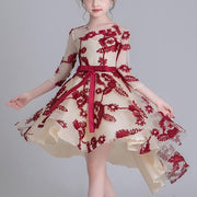Trailing Wedding Party Dress