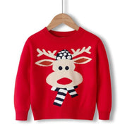 Reindeer Head Christmas Sweater Knitwear