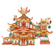 Puzzle 3D en métal | Jardin Yihong | Jouets éducatifs