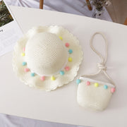 Adorable ensemble de sac d'été et de chapeau pour enfants