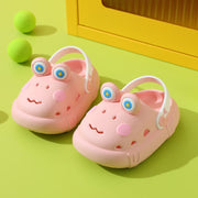 Chaussons grenouilles de dessin animé pour enfants