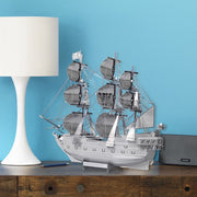 Puzzle 3D en métal | Bateau pirate | Jouets innovants pour enfants