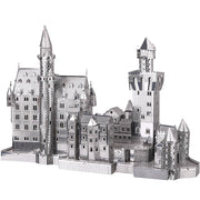 Puzzle 3D en métal | Château de Neuschwanstein | Jouets créatifs pour enfants