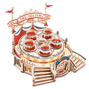 Puzzle 3D en bois | Série « The Tea Cup Amusement Park » | Cadeaux pour vos enfants
