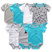 Multicolored Packs of Rompers