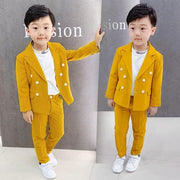 Orange Formal Suit Set