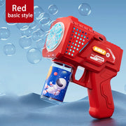 10-Hole Electric Bubble Gun Toy Automatic Bubble Blower for Kids