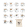 13PCS Acrylic Baby Milestone Monthly Cards