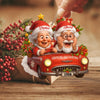 Décoration de Noël personnalisée « Quand on sera vieux » en bois – Décoration de Noël personnalisée pour couple de personnes âgées | Cadeau romantique et amusant pour elle et lui