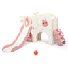 8-in-1 Toddler Slide & Climber Set – Tunnel, Basketball Hoop & Storage | CPC/ASTM Certified for Ages 1–3