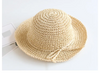 Chapeau de paille d'été pour enfant : casquette de plage pliable