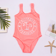 Maillot de bain une pièce en nylon solide pour fille