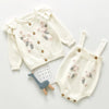 Ensemble de broderies florales pour bébé, mode automne