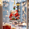 Personalized “Kiss of Love – Growing Old Together” Christmas Ornament –