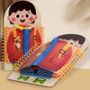 Wooden Busy Board – Montessori Sensory Activity Board for Toddlers