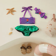 Ensemble bikini sirène pour petites filles