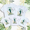 T-shirts d'anniversaire pour garçons de la famille Jungle