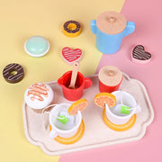 Wooden Birthday Cake & Tea Party Set